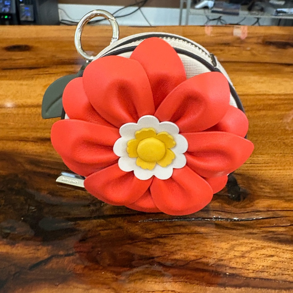 kate spade Red and White Key & Card Holder